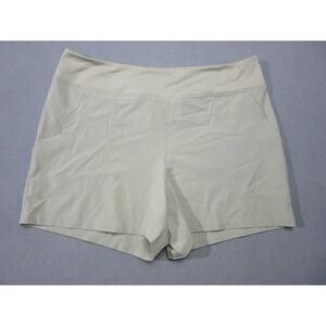 Patagonia Shorts Womens XL Tan Hiking Worn Wear Stretch Outdoor Activewear